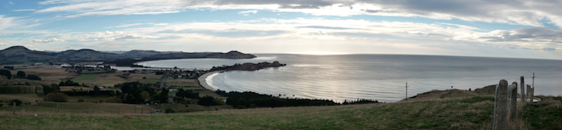 Karitane and the Huriawa Peninsula.